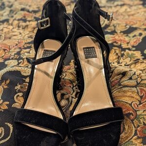 White House Black Market Black Women's Sandals
